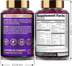 Biotin Gummies with Collagen - Hair Growth Support Skin, & Nail Strength - for Women & Men - Biotin 10000mcg | Keratin | Hyaluronic Acid | B-Complex | Saw Palmetto - Sugar-Free, Mixed Berry, Pack of 2