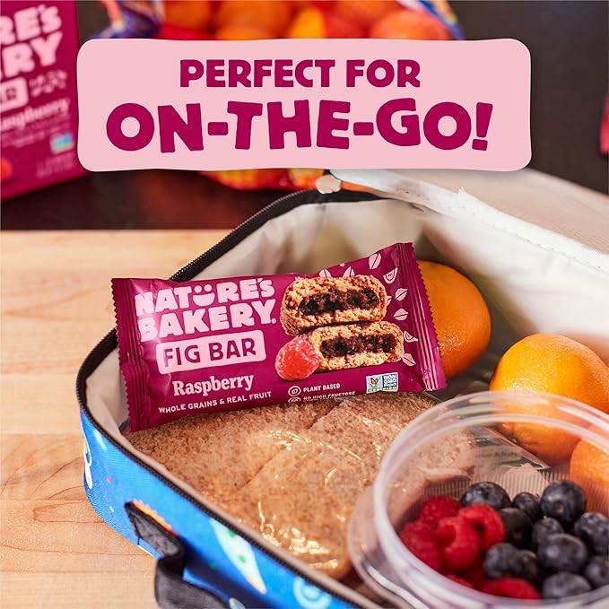 Nature's Bakery Raspberry Fig Bars, 2 Oz, 6 Ct