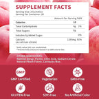 (2 Pack) Calcium Citrate 1200 mg Gummies Supplements for Women & Men,Pure Calcium Citrate Gummies for Bone, Muscle & Immune Support - Easy to Digest, Sugar Free,Vegan,Peach Flavor,60 Day Supply