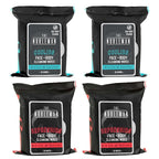 The Nobleman Cooling Face + Body Cleansing Wipes (120 Wipes) - 2 Packs Aloe & Eucalyptus + 2 Packs of Aloe & Grapefruit – Refreshing, Soothing, Non-Greasy, Skin Revitalizer