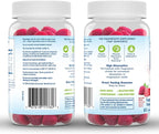 SlowMag Magnesium Citrate Gummies, 60 Count, Supports Muscle Health, Natural Berry Flavor, Recovery & Relaxation