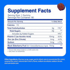 Feel Great Vitamin Co. Elderberry Gummies for Kids | Immune Support | Natural Antioxidant Immune Booster | with Vitamin C and Zinc | Gluten Free & Vegetarian | 90 ct 2 Pack
