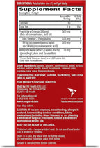 MegaRed Omega-3 Blend Total Body + Refresh 500mg Softgels, (65 Count in a Bottle), Easily Absorbed Krill Oil, to Support Your Heart, Joints, Brain & Eyes