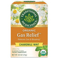 Traditional Medicinals Tea, Organic Gas Relief - Relieves Gas & Bloating, Chamomile Mint - Kosher, Non-GMO, Caffeine-Free - 16 Tea Bags