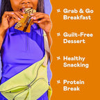 Magic Spoon Treats - 8 Gluten Free Protein Bars, Chocolate Peanut Butter - High Protein Gluten Free Snack - Sugar & Grain Free Protein Cereal Bar - Low Carb & Keto Friendly - Healthy Snacks