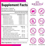Negima Menopause Supplements for Women, 120 Billion CFUs Probiotics for Women, 13-in-1 Herbs & Botanicals Complex, for Hormone Menopause, Hot Flashes, Night Sweats, Mood Swings, Sleep - 120 Capsules