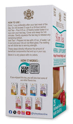 Hyleys Slim Tea Cranberry Flavor - Weight Loss Herbal Supplement Cleanse and Detox - 25 Tea Bags (12 Pack)