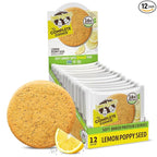 Lenny & Larry's Complete Protein Cookie, [Lemon Poppy Seed], Chewy Soft Baked, 16g Plant Protein, Vegan, Non-GMO, High Fiber, 4 Ounce Cookie (Pack of 12)