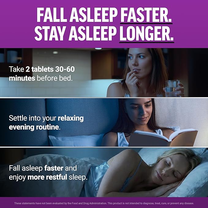 Force Factor Somnapure Drug-Free Sleep Aid for Adults with Melatonin, Valerian Root, and Lemon Balm, Non-Habit-Forming Sleeping Pills, Fall Asleep Calm at Night, Wake Up Refreshed, 30 Tablets