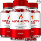 Alpha Gummies for Men, Alpha Gummy Extreme for Men - Maximum Strength Performance Supplement, All Natural Support Overall Health & Wellness, Advanced Formula, AlphaGummies Extreme Reviews (3 Pack)