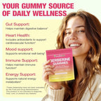 NIFEISHI Berberine Supplement, (Sugar-Free) Berberine Gummies with Ceylon Cinnamon, Milk Thistle for Metabolism, Energy, Gut Health, Vegan, Non-GMO, Gluten Free - Watermelon Flavor 60 Gummies
