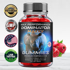 Dominator Maxx Gummies Maximum Strength Performance Gummies, Dominator Maxxx Gummies Extra Strength Overall Wellness Support, Dominator Max Gummies, DominatorMax Great Taste Mad in USA (60 Gummies)