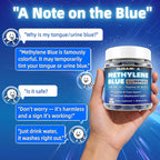 Methylene Blue Gummies 10mg for Humans, 8-in-1 Brain Supplements with NAC, B3, B6, B12, L-Theanine & PS, Brain & Mitochondrial Support, Enhances Energy, Focus and Cognitive, Pure, Vegan, 60 Counts