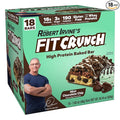 FITCRUNCH Snack Size Protein Bars, World’s Only 6-Layer Baked Bar, 3g of Sugar & Soft Cake Core (18 Bars, Mint Chocolate Chip)