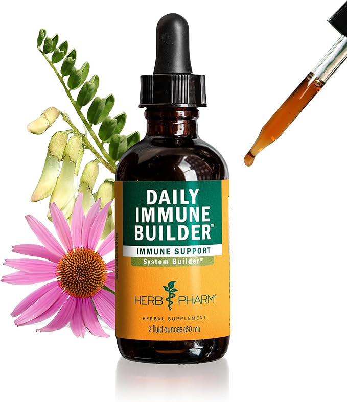 Herb Pharm Daily Immune Builder Herbal Immune System Defense - 2 Ounce