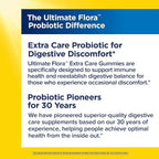 Renew Life Extra Care Digestive Prebiotic and Probiotic Gummies, Daily Supplement for Digestive and Immune Health, B. Coagulans and B. Subtilis, Dairy, Soy and gluten-free, 2 Billion CFU, 48 Count