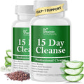 15 Day Gut Cleanse Detox for Women w/ GLP-1 Support - Natural Colon & Detox Cleanse for Weight Loss - Bloating & Constipation Relief - Flushes Toxins & Supports Immunity - 60 Ct.