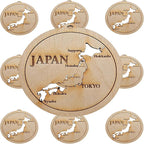 10PK Japan Ornaments, Japanese Christmas Tree Ornaments, Souvenirs, Keepsakes, and Gifts