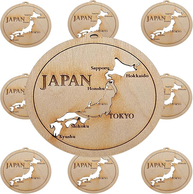 10PK Japan Ornaments, Japanese Christmas Tree Ornaments, Souvenirs, Keepsakes, and Gifts