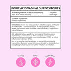 HPD Rx Fem-Rx Boric Acid Vaginal Suppositories for Women – Help Balance Vaginal pH, Eliminate Vaginal Odor – Dr Formulated Feminine Health Support – 30 Capsules Pack of 1