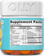 OLLY Prenatal Multivitamin Gummy, Supports Healthy Growth and Brain Development, Folic Acid, Vitamin D, Omega 3 DHA, Chewable Supplement, Citrus Berry Flavor, 30 Day Supply - 60 Count