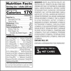 Atkins Strong High Protein Shake, Strawberry Flavored, 30g Protein, 7g Prebiotic Fiber, 1g Sugar Muscle and Gut Health Support, GLP-1 Support, Low Carb and Low Protein Shake, Gluten Free, 12 Count