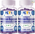 Potassium Magnesium Gummies - High Absorption Magnesium Glycinate & Potassium Citrate Plus Omega 3, B6, D3, K2 & Calcium - Chewable Gummy for Leg Cramps, Immunity & Energy Blueberry 120 Gummies