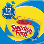 SWEDISH FISH Soft & Chewy Candy, Easter Candy, 12 - 3.1 oz Boxes