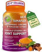 Joint Support Supplement with UC-II® & TamaFlex® – Undenatured Type II Collagen, Turmeric & Tamarind for Joint Health, Flexibility & Mobility – Natural Cartilage Support – Glucosamine-Free Capsules