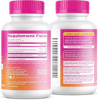 Pink Stork Iron for Women – 18 mg Non-Constipating Iron Bisglycinate + Vitamin C for Optimal Absorption – Energy, Focus, & Oxygen Supply – PMS, Pregnancy, Postpartum & Perimenopause - 60 Capsules
