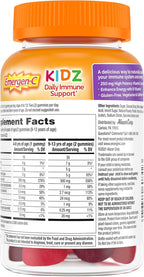 Emergen-C Kidz Daily Immune Support Dietary Supplements, Flavored Gummies with Vitamin C and B Vitamins for Immune Support, Berry Bash Flavored Gummies - 44 Count