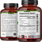 Zazzee USDA Organic D-Mannose, 1000 mg Per Serving, 120 Vegan Capsules, 2 Month Supply, Non-GMO, Urinary Tract & Bladder Support, Potent & Fast-Acting, Lab Tested for Quality & Purity, Made in USA