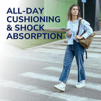 Dr. Scholl's Heel Cushions with Massaging Gel Advanced // All-Day Shock Absorption and Cushioning to Relieve Heel Discomfort