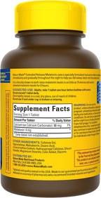Nature Made Melatonin 4mg Extended Release Tablets, Sleep Supplements for Adults, 100% Drug Free Sleep Aid, 90 Count, 90 Day Supply