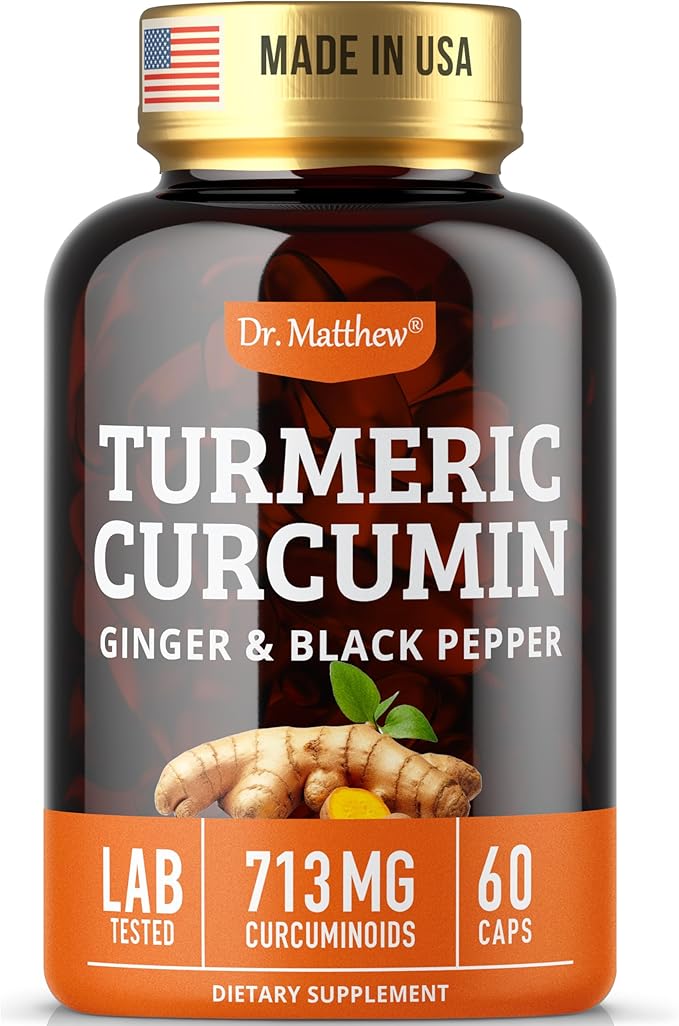 Turmeric Curcumin with Black Pepper. Turmeric and Ginger Supplement. 15X High Potency & Absorption Turmeric Capsules. Turmeric Curcumin Supplements 1000mg. Curcuma Capsules. Joint Support, 60 Pills.