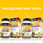 Turmeric Curcumin with Black Pepper Extract 1500mg - High Absorption Ultra Potent Turmeric Supplement with 95% Curcuminoids and BioPerine - Non GMO Tumeric Capsules for Joint Support - 90 Capsules