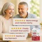 CoQ10 400mg Vegan, Ultra CoQ10 - Ultra High Absorption Coenzyme Q10 Supplements - Antioxidant Supplement for Vascular and Heart Health, Fertility & Energy Production - 60 Count
