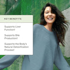 Amy Myers MD Liver Support - Comprehensive Liver Support Health Formula - Herbal Supplement with Milk Thistle & Selenium - Gentle Support for Liver Health & Bile Flow - 60 Capsules (60 Servings)