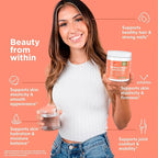 Naturenetics Hair, Skin & Nails Collagen Peptides – Supports Skin Hydration & Hair Strength – Bioavailable Hydrolyzed Collagen – Unflavored, Easy to Mix – Paleo & Keto-Friendly – 60 Servings*