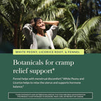 Gaia Herbs Cramp Relief - Herbal Supplement for Period Cramp Relief* - Made with Fennel Seed, Licorice Root & More - 60 Vegan Liquid Phyto-Caps (60 Servings)