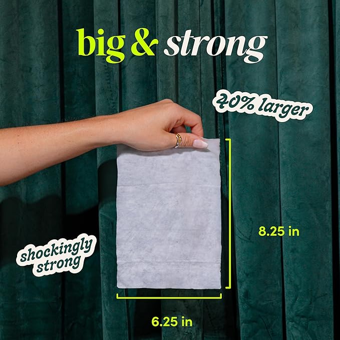 goodwipes Flushable Butt Wipes - Vitamin E & Aloe - Sewer & Septic Safe - Extra Large Adult Wet Wipes For Women & Men - Toilet Essential - Botanical Bliss, 153 Count (3 Packs + 3 Individually Wrapped)