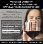Crave Edge Alcohol Craving Support, Physician-Formulated Anti Alcohol Replacement Drink, Stop Drinking, Liver Detox, Fast Acting, No Big Pills or Bad Taste (150G Powder, 30 Servings)