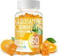 Glucosamine Chondroitin Gummies with MSM & Elderberry Extra Strength - Joint Support, Antioxidant Immune Support Supplement for Adults, Men & Women.60 Orange Gummies