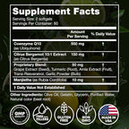 JOYLI Nutrition 2 Pack CoQ10 500mg - High Absorption Coenzyme Q10 Supplement - Co Q 10 for Energy & Vitality - Alternative to CoQ10 400mg & 300mg - 240 Softgels
