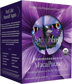 Femmenessence® MacaPause® – Clinically Proven Postmenopausal Organic Vegan Supplement for Natural Hormone Balance, Menopause Symptom Relief, Bone & Heart Health (120 Capsules, 30 Day Supply)