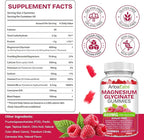 Magnesium Glycinate Gummies with L-Threonate,240 Count High Absorption Sugar Free Magnesium Potassium Supplement for Relaxation, Stress Relief, and Sleep Support for Adults & Kids