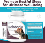 K9 Select Melatonin for Dogs - Composure Dog Calming Chews - Dog Melatonin for Sleep - Reduce Stress Helps Composure Calming Treats for Small Dogs - 3 mg, 120 Beef Flavored Chewable Tablets