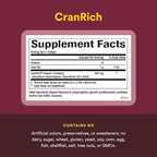 CranRich by Natural Factors, Super Strength Cranberry Concentrate, Antioxidant Supplement for Urinary Tract Support, Non-GMO, 90 softgels (90 servings)