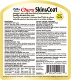 INABA Churu Lickable Purée Natural Cat Treats for Skin and Coat with Omega Oils,Taurine and Vitamin E,0.5 Ounces Each Tube, Tubes,Skin & Coat Variety,(Pack of 100)