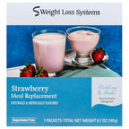 Pudding and Shake Aspartame Free - Strawberry (7/Box) - High Protein - Low Calorie - Low Fat - Low Carb